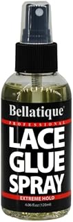 Lace Glue Spray (4.06 oz) - Extreme Hold. Edges Appear Natural, Humidity Resistant, Sweat Resistant, All Day Hold, Quick Drying, Flake Free, Easily Removed, Quick & Easy.