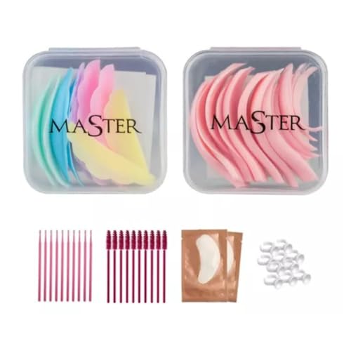 Kit Pads de Silicone para Cílios Master Nuvem Volume Russo Lash Lift - Conjunto Completo para Levant