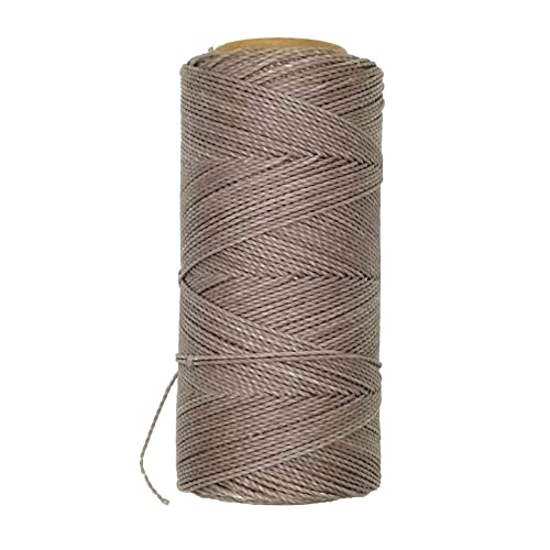 Linhasita Waxed Thread 100 g / 170 m Polyester 1 mm Thick Macrame, 30 Colours grey - Image 3