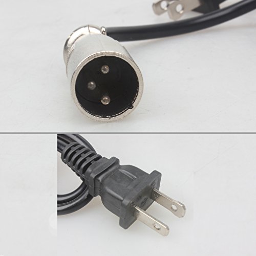 48V 2.5A Xlr Sealed Lead Acid Battery Fast Charger For E-Bike Electric Scooter Wheelchair Us Plug #TOP5