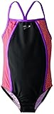 Speedo Big Girls' Mesh Thin Strap One Piece Swimsuit
