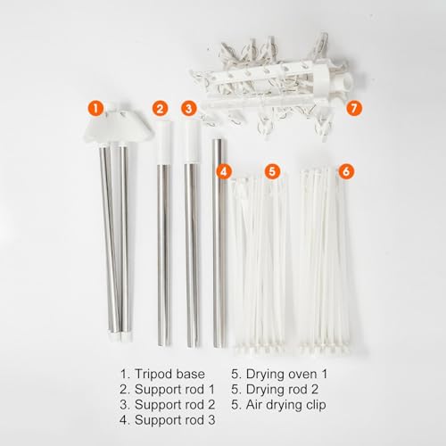 Tendedero plegable con clips anti-caída para evitar pérdidas de calcetines 5