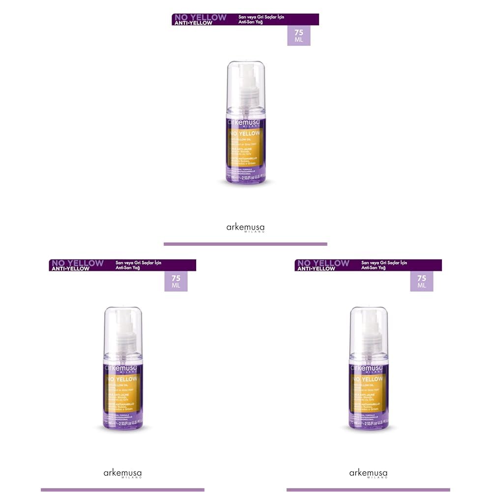 Anti-Yellow Yağ 75ml (3 paketi)