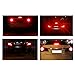 LASFIT Red 1157 2057 2357 7528 BAY15D LED Bulbs Polarity Free, Super Bright High Power LED Lights, Use for Brake Tail Light, Turn Signal Lights, Brilliant(Pack of 2)