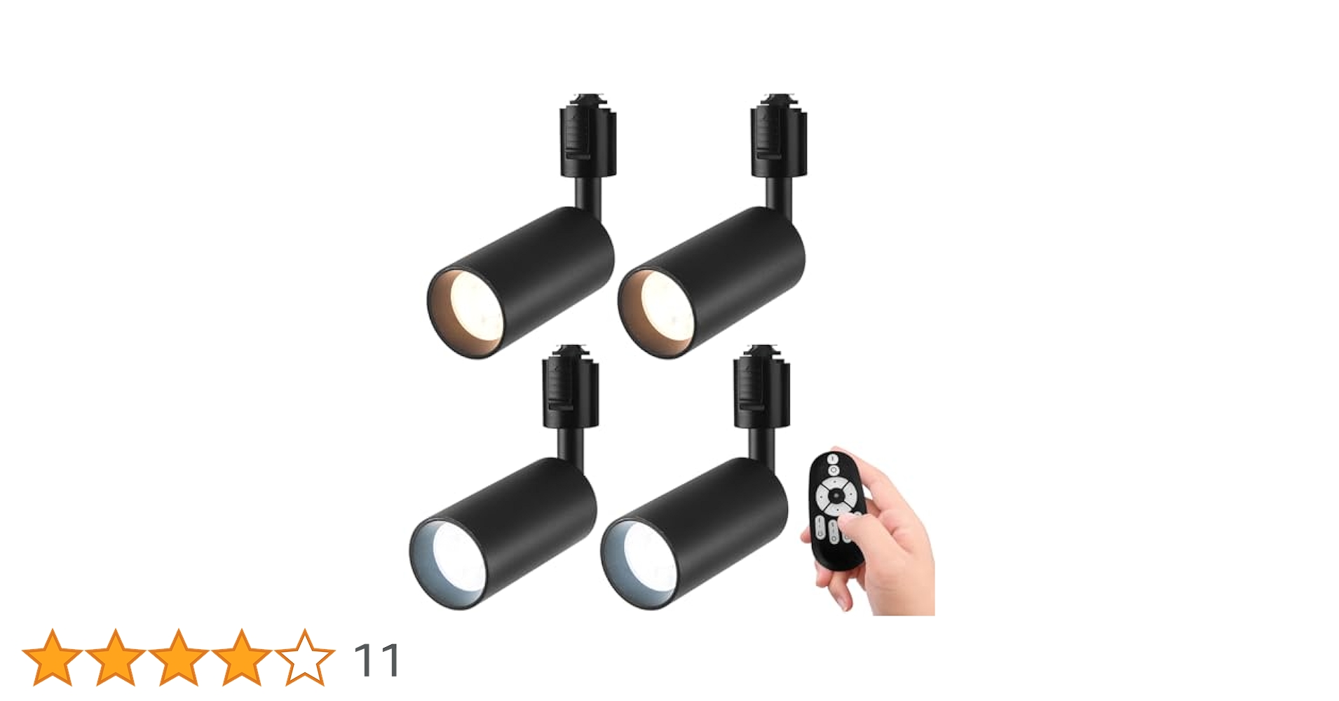 Pirlamp LEDスポットライト4個セット ダクトレール用 リモコン付き Amazon.co.jp : Pirlamp スポットライト 4個セット ダクトレール
