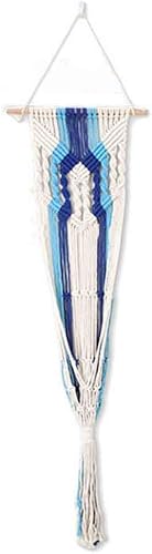 CenYC Hamaca de gato para mascotas, cesta colgante tejida a mano, macramé colgante para decoración del hogar, sin alfombrilla