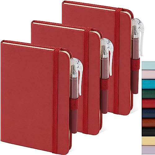NIRMIRO Small Leather Notebook Journal Notepad...