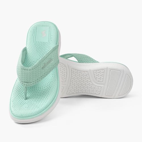 Image of SOLETHREADS GRACE V | Stylish | Comfy | Super soft | Ultra-Light | Phylon | Slippers | Flip Flops for Women