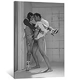 TROVACI Gets Fucked, Black and White Nude Adult Erotic Art Canvas Print Wall Art Poster Modern...
