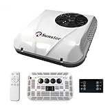 Sunster 12V Klimaanlage Wohnwagen, Dachklimaanlage f&uuml;r Wohnmobil, Wohnmobil Klimaanlage K&auml;ltefunktion Dachklimaanlage f&uuml;r PKW RV LKW Camper Bagger, Wei&szlig;