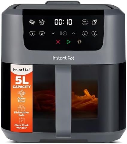 Instant Pot - Vortex Compact Truffle Grey Air Fryer - 5L Basket, ...