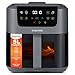 Instant Pot - Vortex Compact Truffle Grey Air Fryer - 5L Basket, Family Size, 4 in 1 - Air Fry, Food Dehydrate, Bake, Reheat, Non-Stick, Easy Clean, Dishwasher Safe, Electric