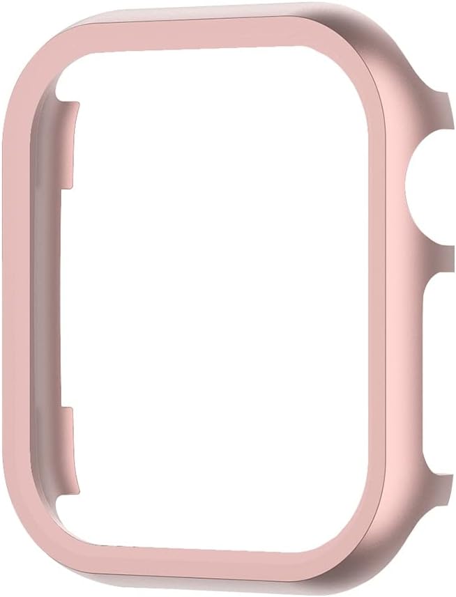 Metal Case for Apple Watch Series 8 7 41mm 45mm Aluminium Alloy Bumper Cases for iWatch 6 SE 5 40mm 44mm Frame Protective Cover (Color : Grey, Size : 42MM)