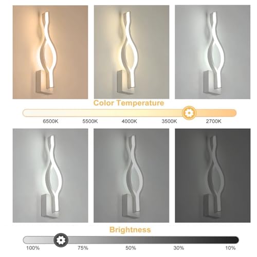 Lámpara de pared regulable para crear ambientes en el dormitorio 2