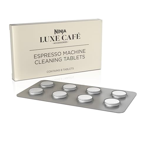 Ninja Luxe Café Espresso Machine Cleaning Tablets 8-Pack, Espresso & Coffee Machine Cleaner, XSKCLNTBL8PK