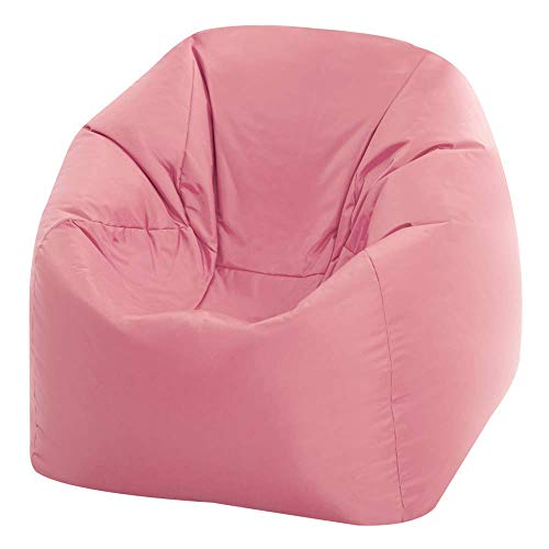 Bean Bag Bazaar Wannenstuhl für Teenager, Rosa, Sitzsäcke für Kinder, Groß, Wasserabweisend, Sitzsäcke für den Innen- und Außenbereich