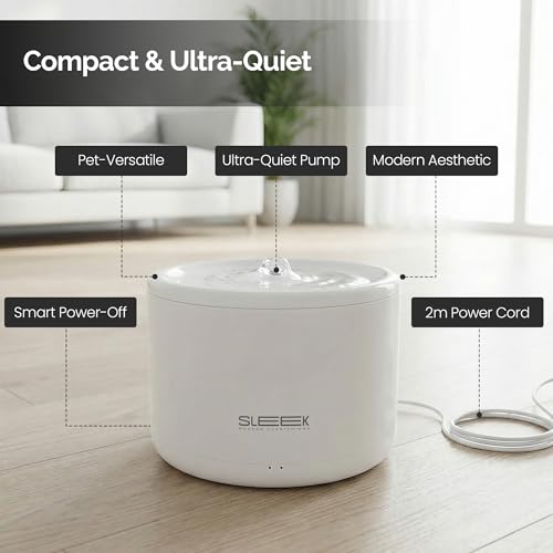 Fuente de agua inteligente Wi-Fi para mascotas con control por app miniatura 6
