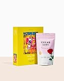 One Stripe Gulab City Rose Chai Tea Blend & Troublemaker Puzzle Bundle,Chai Blended with Rose Petals