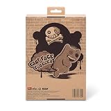 Fuggler Fart Face 23 cm do wyboru seria 1 firmy ZURU, Funny Ugly Monster pluszowa zabawka (Munch Munch – Black Long)
