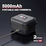 Xvive AC58 bezprzewodowy system gitarowy 5,8 GHz, A58 bezprzewodowy system gitarowy z etui ładującym do aktywnego lub pasywnego odbioru elektrycznej/akustycznej gitary basowej
