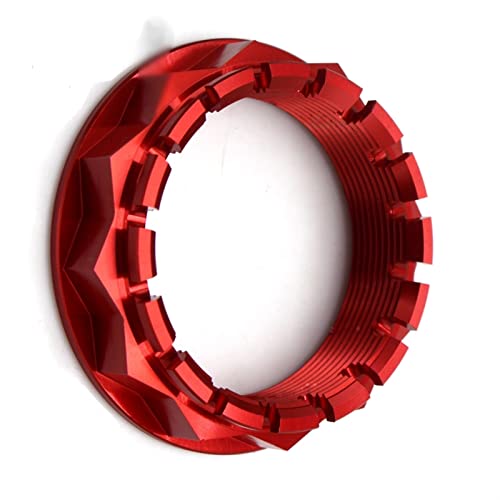 LOPART Écrou D'essieu De Roue Arrière De Moto en Aluminium pour Ducati V4 1098 1198 1199 1299 Panigale Multistrada 1200 Diavel Street Fighter Moto Pièces (Color : Rot)