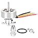 VGEBY Brushless Motor RC Brushless Motor Accessory Compatible with KT Board Foam FixedWing Aircraft Airplane(1700kv)