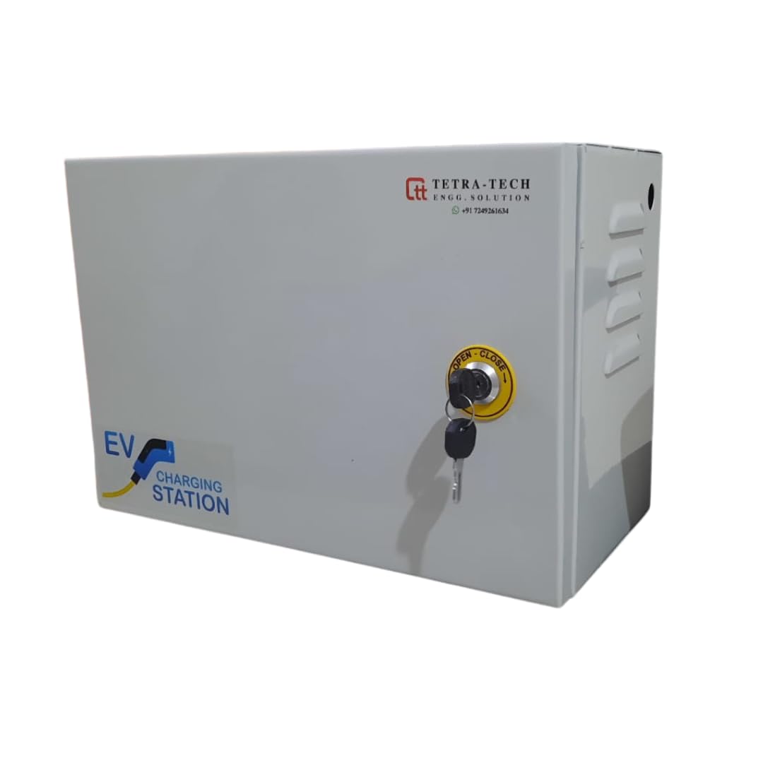 Legrand + Polycab Std. Material EV Charger seaftyb Box for All Types car and Bike Suitable for banglows and Apartment with seafty Lock and Gasket (C32 AMP DP MCB, LEGRAND)-image-42