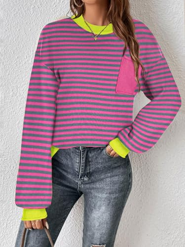 Image of Zeagoo Sweaters for Women 2025 Trendy Fall Fashion Oversized Lantern Long Sleeve Knitted Pullover Tops Outfits