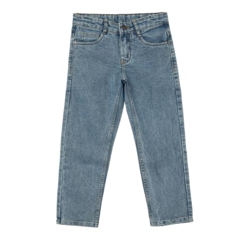 Image of Urbano Juniors Boy's Straight Fit Washed Denim Jeans Stretchable