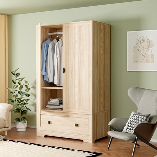 VINGLI Armoire Wardrobe Closet...