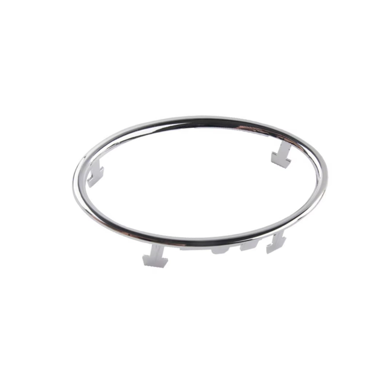 Car Interior Moulding Trim for Focus 2 for MK2 2005-2013 Auto Accessories Car Air Conditioning Trim Outlet Decoration Circle Ring Sticker(Birght Silver)