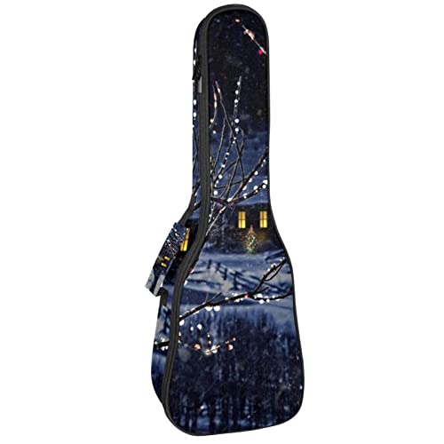 Housse de transport pour ukulélé soprano ténor concert 68,4 cm 10 mm d’épaisseur avec sangles réglables rembourrées - Les Beatles, Paul McCartney, John Lennon, RIngo Starr, George Harrison Housse de transport pour ukulélé soprano ténor concert 68,4 cm 10 mm d'épaisseur avec sangles réglables rembourrées