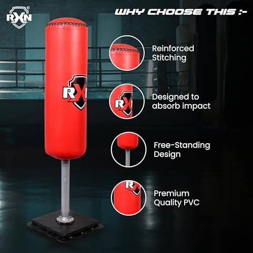 Image of RXN 4 Feet Free Standing Boxing Punch Bag Stand Punching Training Equipment