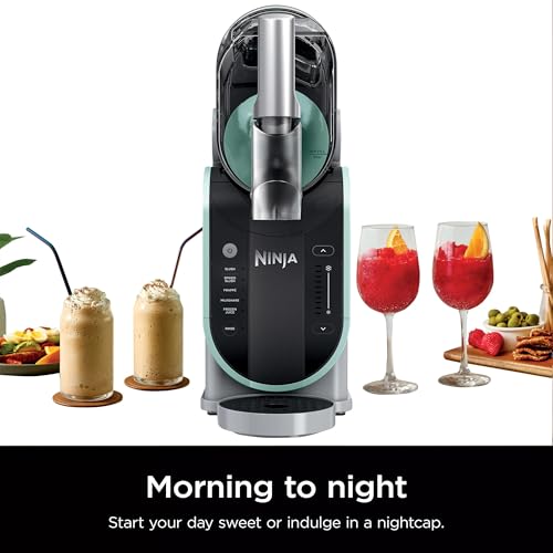 Image of Ninja SLUSHi with RapidChill Technology, 96 oz. Frozen Drink & Slushie Machine, 5 Programs, Slush, Spiked Slush, Frappe, Milkshake, Frozen Juice, FS305CO + Two 16-oz Insulated Bubble Cups (Renewed)