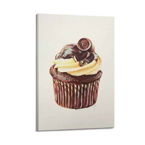 Poster gâteau au chocolat WIZIGM pour une ambiance cuisine gourmande