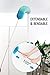 BOOMJOY Microfiber Feather Duster with 100 inches Extension Pole, Dusters for Cleaning High Ceiling, Fan, Blinds, Furniture