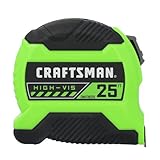CRAFTSMAN High-Visibility Tape Measure 25 FT (CMHT38225LW)