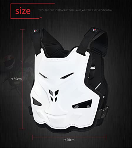 DUHAN Motorcycle Armor Vest Motorcycle Protection Motorbike Chest Back Protector Armor Motocross Racing Vest Protective Gear (Yellow)