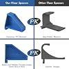 Flooring Spacers,Laminate Wood Flooring Tools,Compatible w/Vinyl Plank, Hardwood & Floating Floor Installation etc,Hardwood Flooring w/1/4 Gap,Special Triangle Stay in Place (24)