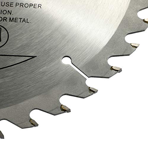 Bluenathxrpr 9" 40 Teeth Carbide Tip Wood Cutting Circular Saw Blade Table Saw Blade Miter Saw Blade With 5/8" Arbor For General Purpose #TOP1