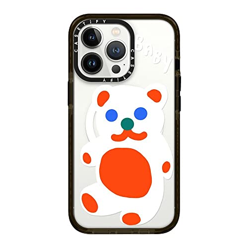 CASETiFY MagSafe �Ή� �C���p�N�g�P�[�X iPhone 13 Pro - Baby Bear by Katie Benn - �N���A �u���b�N