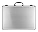 Aluminum Portfolio Case 12x9x2 Inch | Durable Silver Briefcase with Plywood Construction | Lightweight, Secure Locking for Documents, Photography | Travel-Friendly, Professional Carry Case