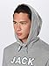 Jack & Jones Jormastul Sweat Hood Sudadera con Capucha, Azul (Light Grey...
