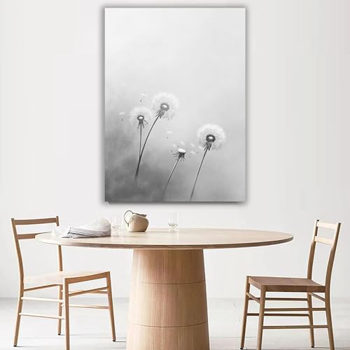 Impression sur toile pissenlit pour embellir un mur vide