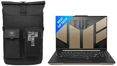 Image of ASUS TUF Gaming A16 Advantage Edition (2023) 90WHr Battery, AMD Ryzen 9 7940HS, 16 inch FHD+ 165Hz, 8GB Radeon RX 7600S, (16GB /1TB SSD), FA617XS-N3026WS + TUF VP4700 Gaming Bag (Black)