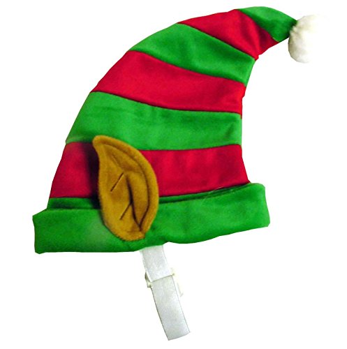 Outward Hound 30033 Dog Elf Hat Holiday and Christmas Pet Accessory, Large, Red and Green