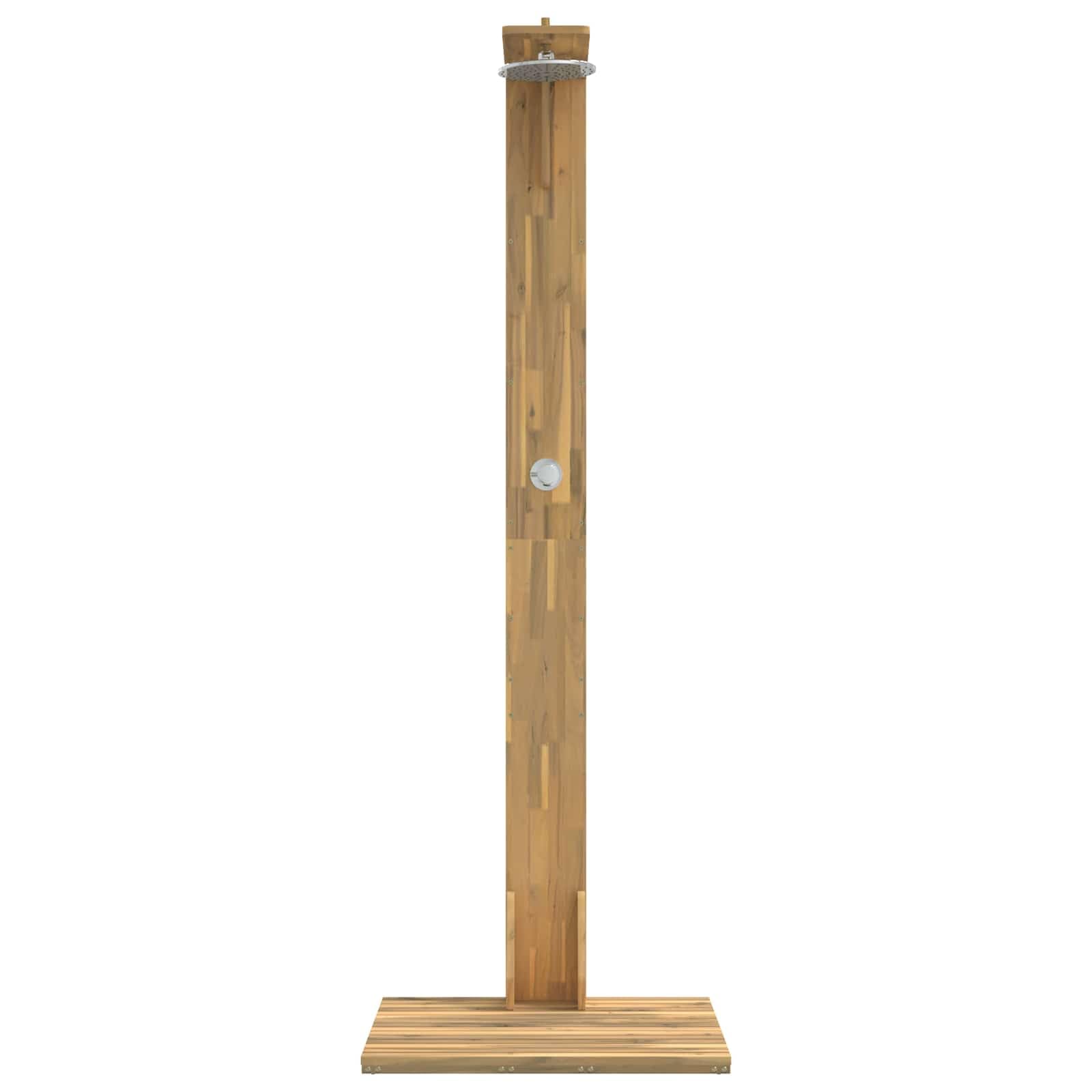 vidaXL Ducha exterior 219 cm Blanco