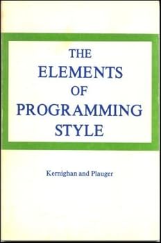Hardcover Elements of Programming Style Book