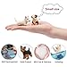 EYSCOTA 12PCS Dog Figurines, Realistic Plastic Puppy Figurines, Hand Painted Emulational Tiny Dogs Animals Toy, Dog Cake Topper Easter Egg Birthday Gift for Kids and Toddlers