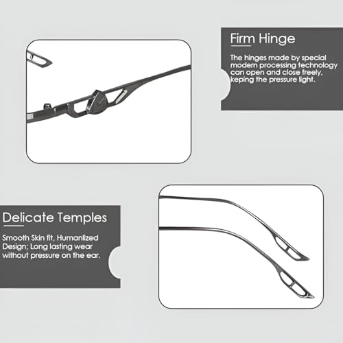 Image of IFLASH UV Protected Rectangular Rimless Sunglasses for Men and Women